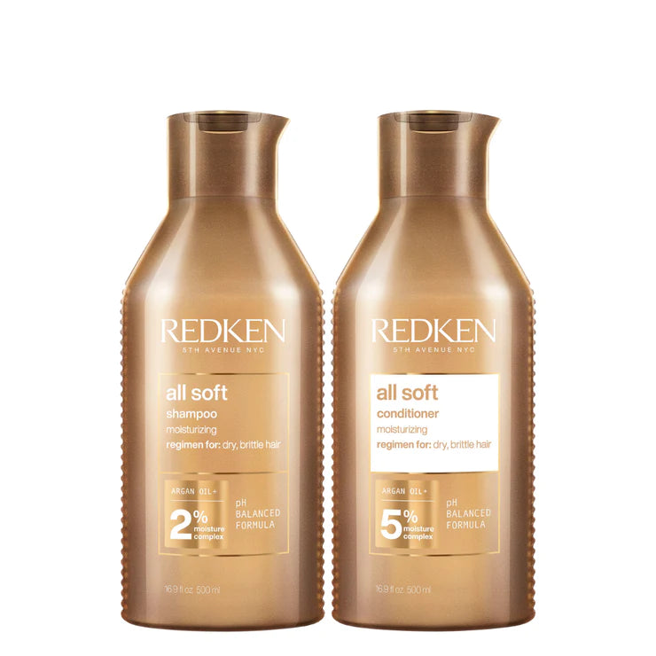 All Soft Shampoo & Conditioner - 500 mL Duo Image