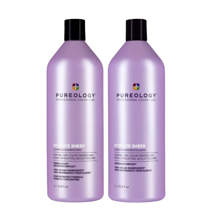 Hydrate Sheer Shampoo & Conditioner - 1L Duo Image