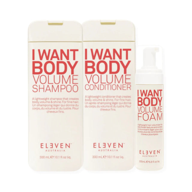 I Want Body Trio - Shampoo, Conditioner & Volume Foam Image thumbnail