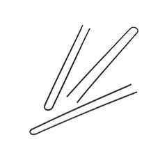 Ripple Pins 3" Black - 1 Tub