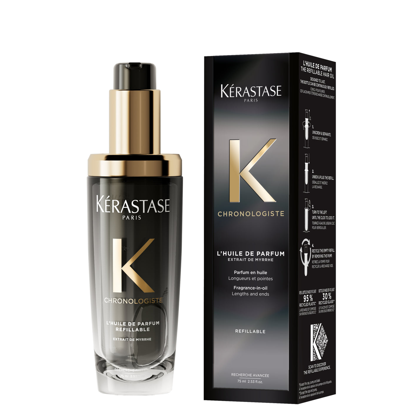 Kérastase Chronologiste L'Huile De Parfum 75ml Full Pack