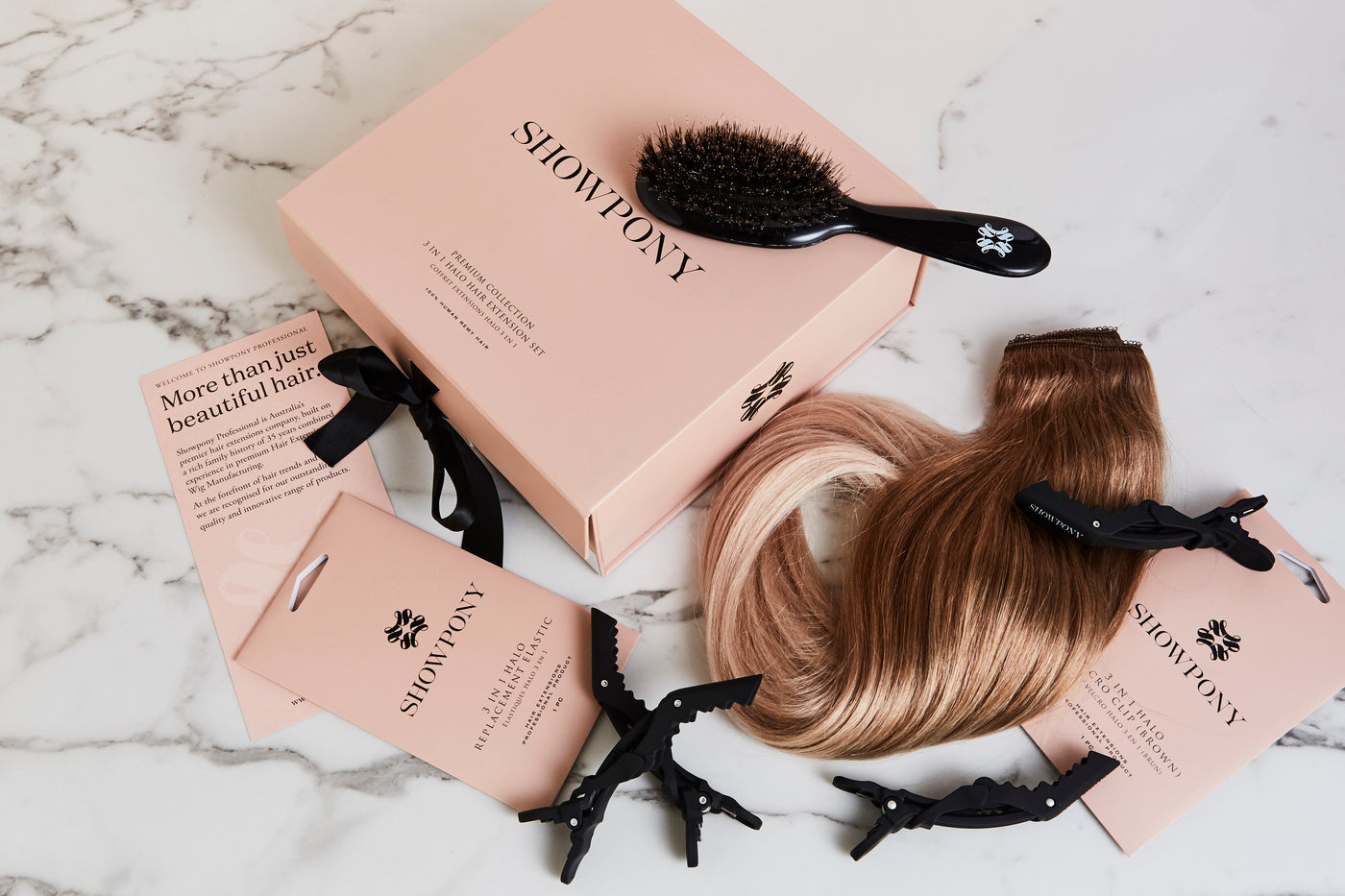 20" 3in1 Halo Box Set - Cool Brown Ombre