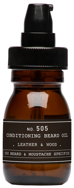 No. 505 Conditioning Beard Oil - Leather & Wood