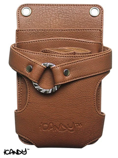 Luxury Brown 6pc Scissor Pouch