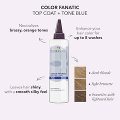Pureology Color Fanatic Top Coat + Tone Blue 200mL