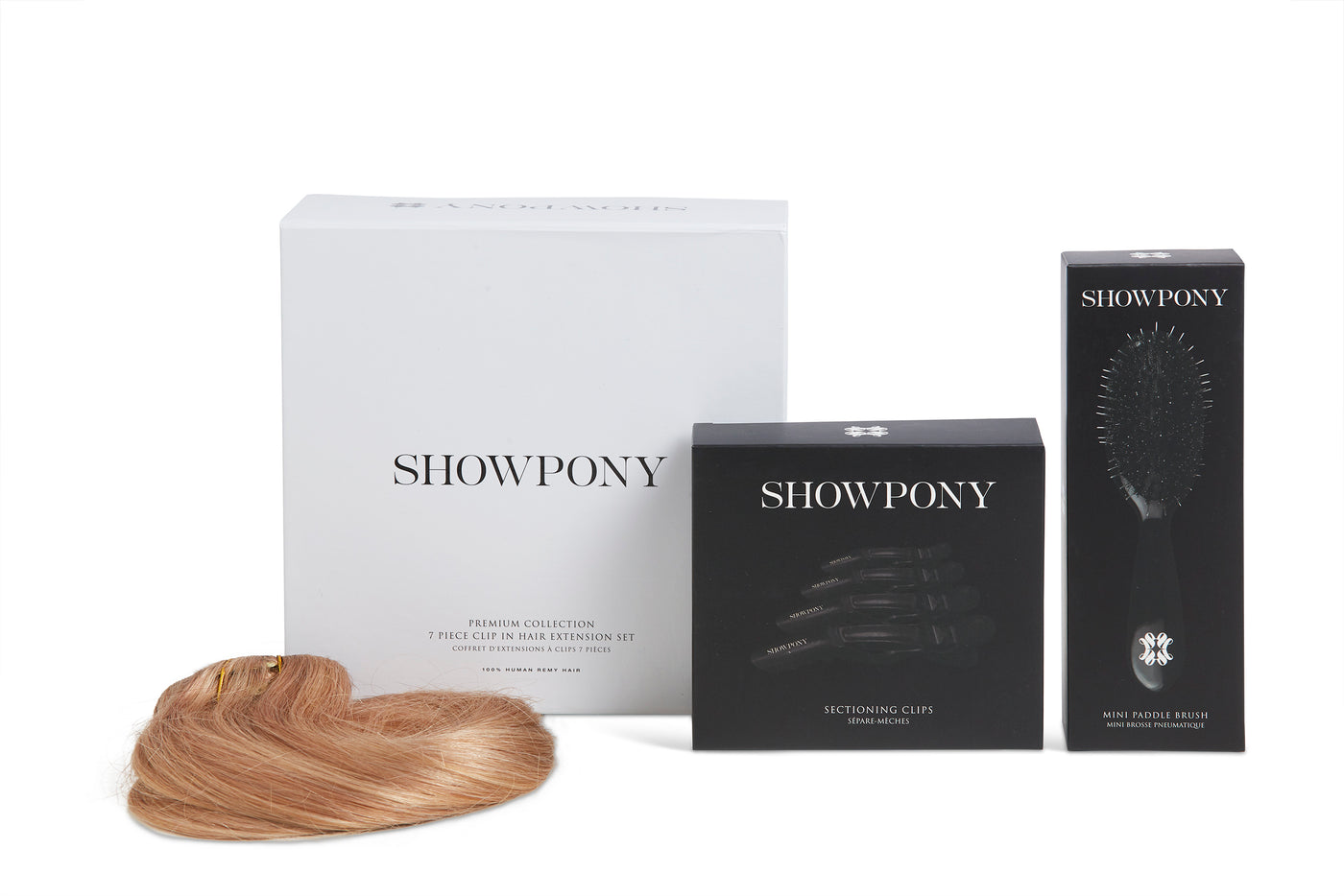20" Clip In Box Set - Brown