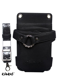 Luxury Black 6pc Scissor Pouch