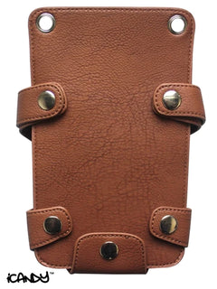 Luxury Brown 6pc Scissor Pouch