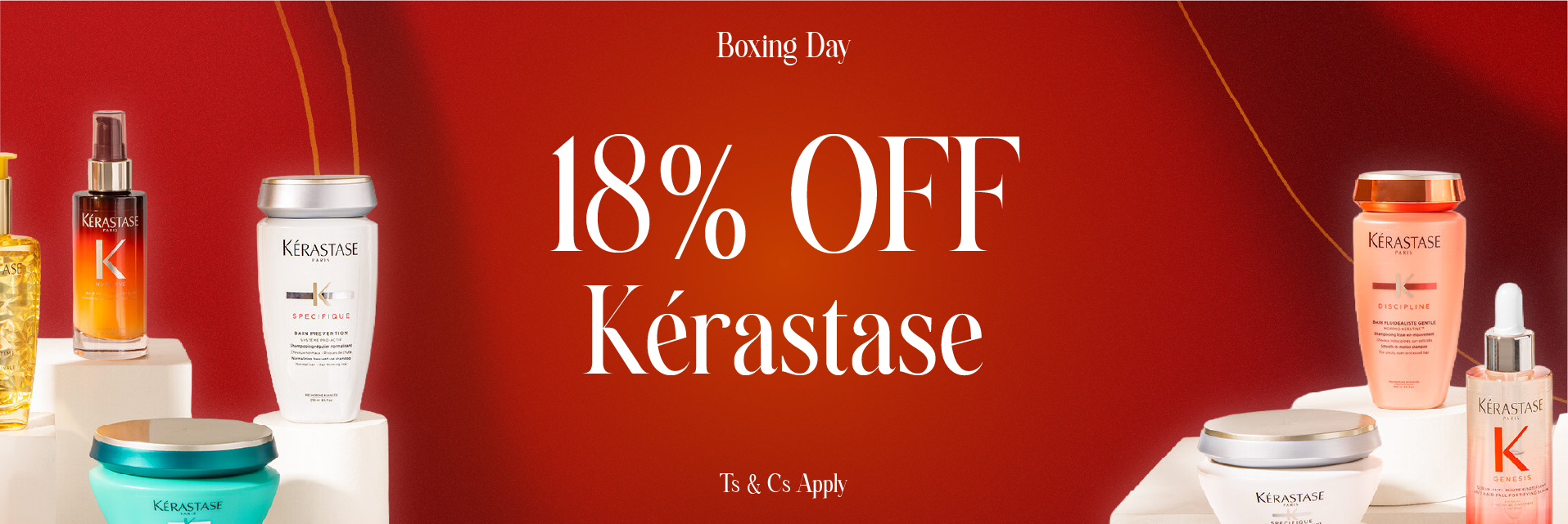 BOXING DAY DESK TOP 18% OFF KERASTASE