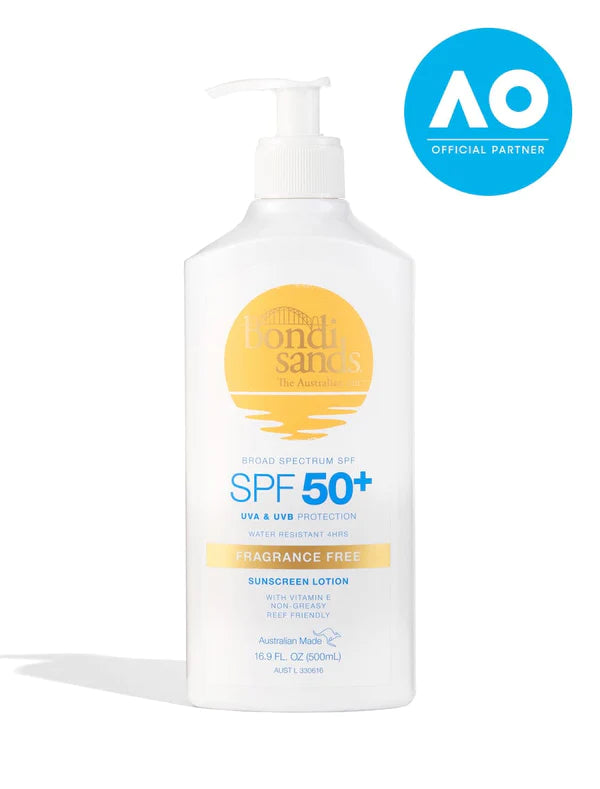 SPF 50+ Fragrance Free Sunscreen Lotion Pump Image