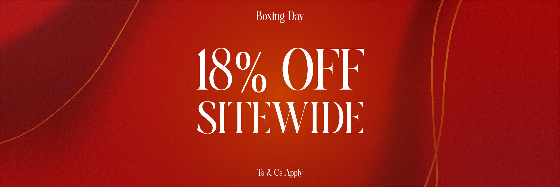 Boxing Day Desk Top Main 18% off site wide 