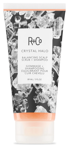 CRYSTAL HALO Balancing Scalp Scrub + Shampoo 89mL