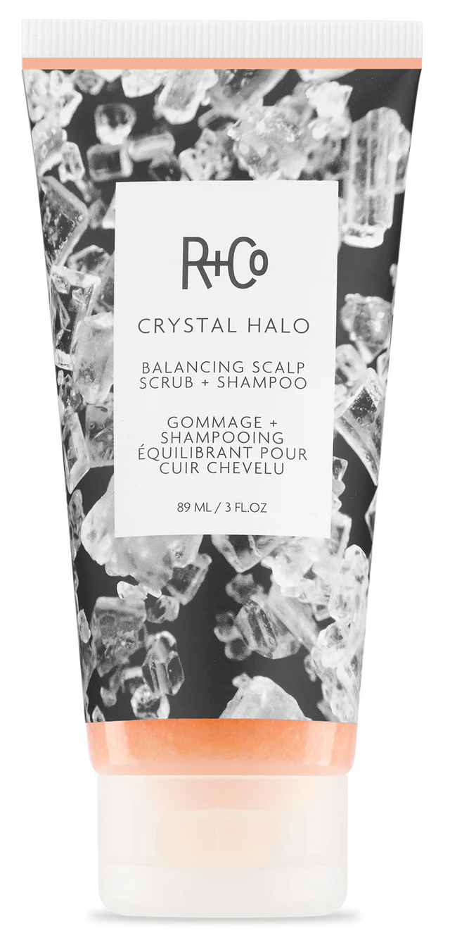 CRYSTAL HALO Balancing Scalp Scrub + Shampoo Image thumbnail