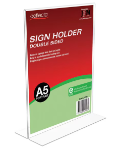 A5 Double Sided Sign Holder