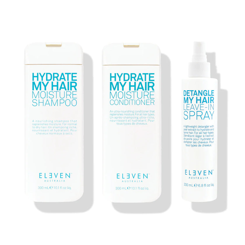 Hydrate my Hair Trio - Shampoo, Conditioner & Detangle Spray Image