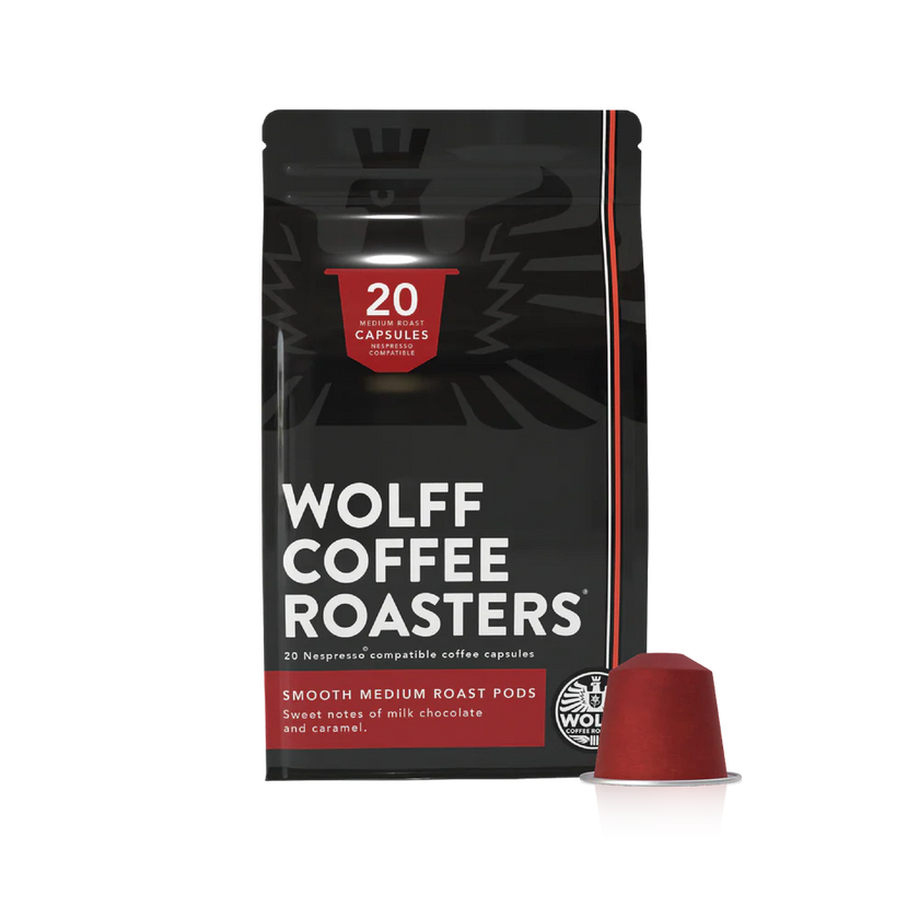 Wolff Coffee Smooth Medium Roast Pods Image