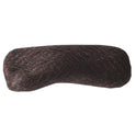 Brown Oblong Hair Bun Roll