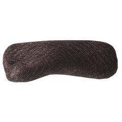 Brown Oblong Hair Bun Roll