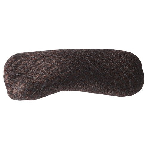 Brown Oblong Hair Bun Roll Image thumbnail
