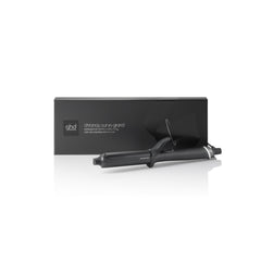 GHD Chronos Curve Grand Tong with packaging on white background