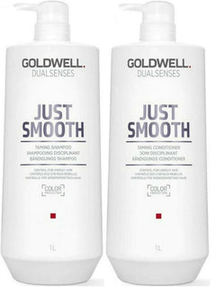 Just Smooth Taming Shampoo & Conditioner - 1L Duo