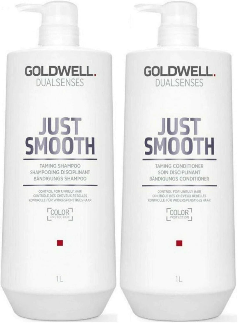 Just Smooth Taming Shampoo & Conditioner - 1L Duo Image