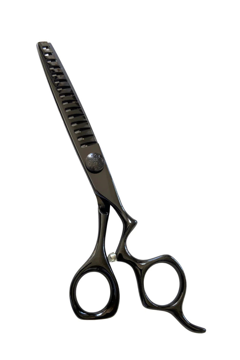 iCandy ATHENA-TEX Midnight Black Texturising Scissors 6