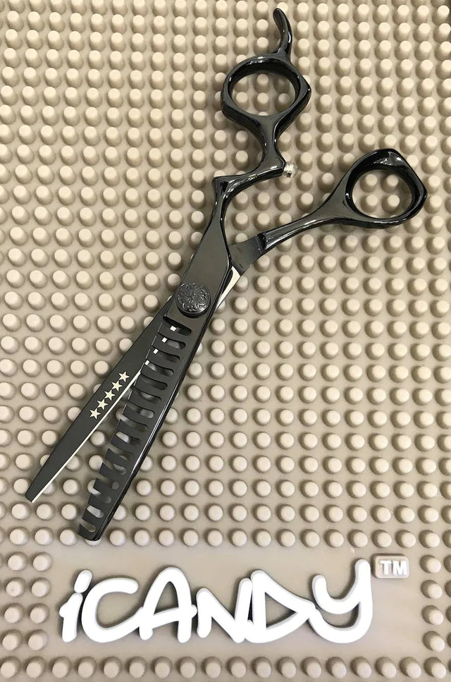 ATHENA-TEX Midnight Black Texturising Scissors 6