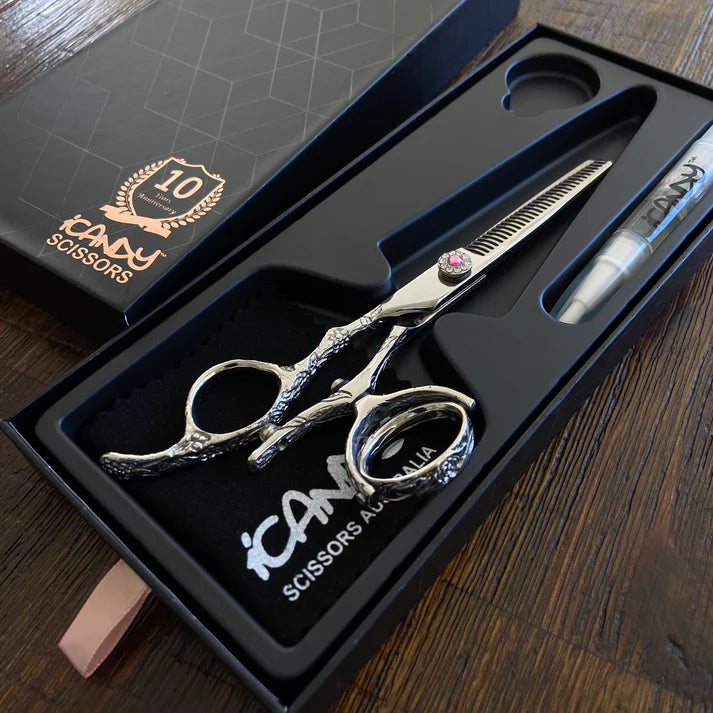 Dream Swivel Silver Thinning Scissors 5.5