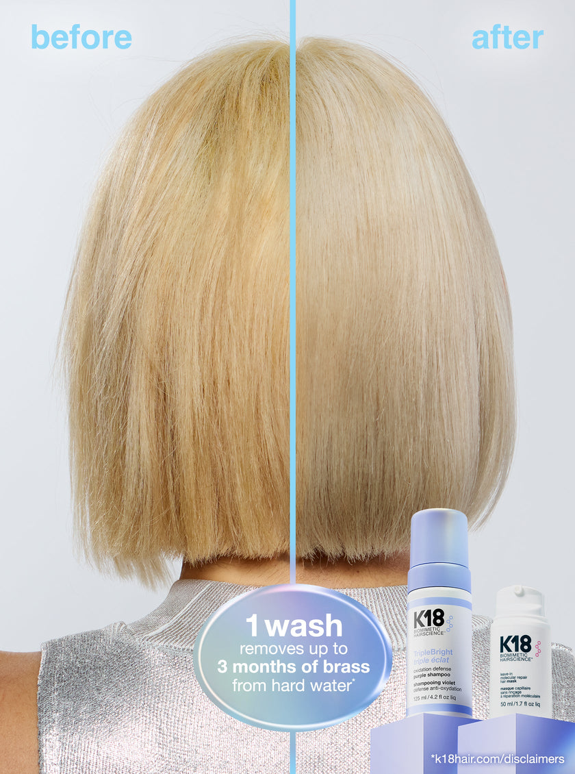 K18 TripleBright before and after results