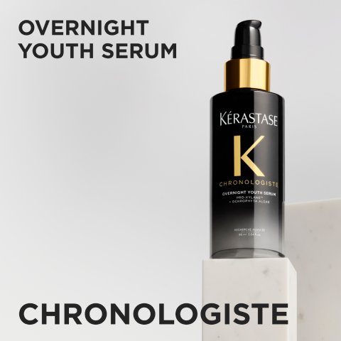 Kérastase Chronologiste Overnight Youth Serum 90mL held in hand