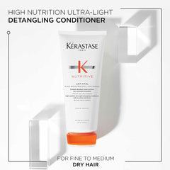 Nutritive Lait Vital Light Detangling Conditioner - Travel 75mL