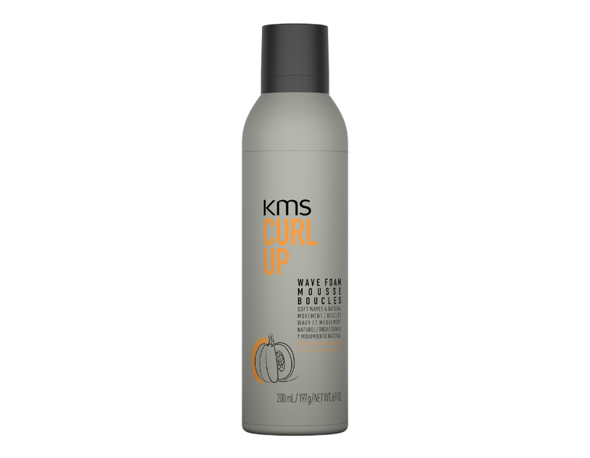 KMS CurlUp Wave Foam 200 mL, new packaging, official KMS product image