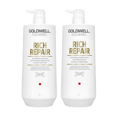 Rich Repair Shampoo & Conditioner - 1L Duo