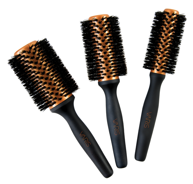 Large Boar Bristle Round Brush Image thumbnail